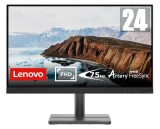 Lenovo L24e-30 24″ FHD Monitor (VA, 75Hz 4ms, HDMI VGA, FreeSync, Phone Holder, Tilt)