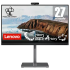 Lenovo ThinkVision T22i-20 22″ FHD Monitor (IPS, 60Hz 4ms, VGA HDMI DP, Phone Holder, Tilt/Swivel/Lift/Pivot)